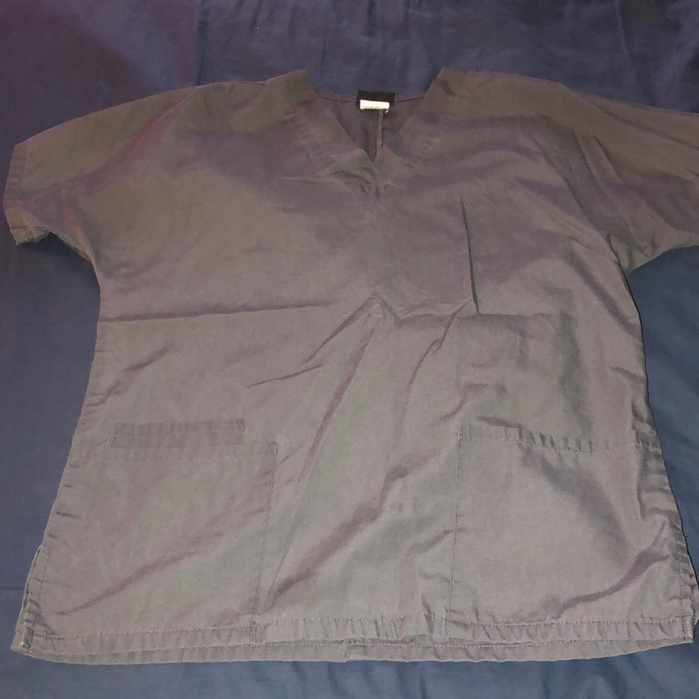 Grey scrub top